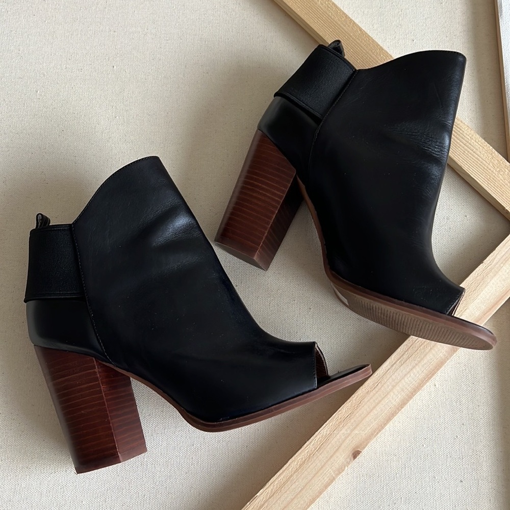 Kelsi Dagger Open Toe Heeled Bootie